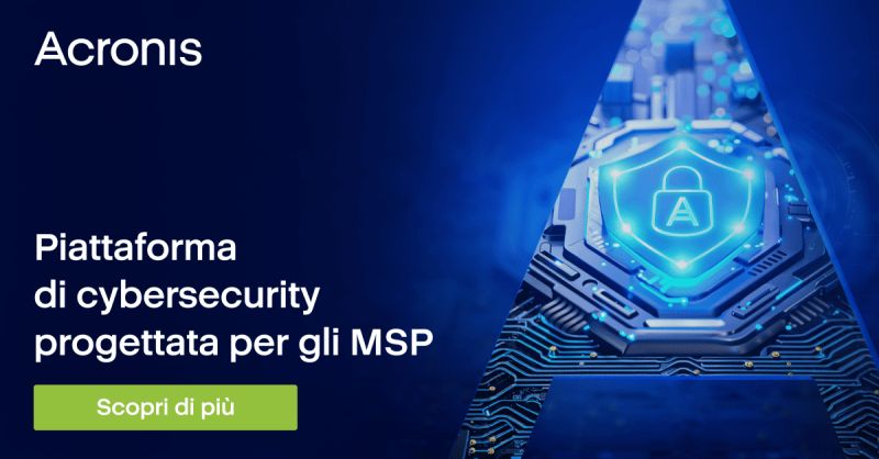 Immagine Cybersecurity Avanzata Acronis